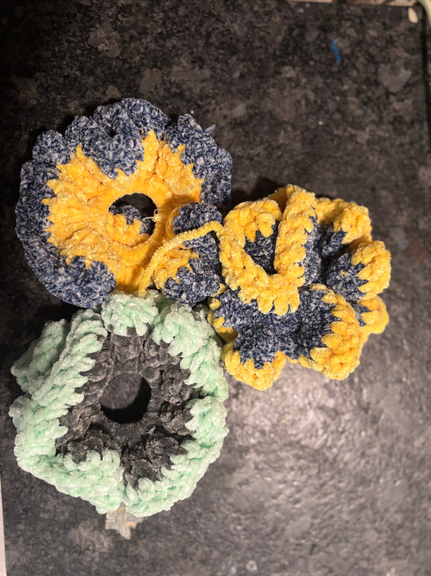 Ruffled Hair Tie Two Colors